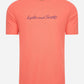 Lyle & Scott T-shirts  Script embroidery t-shirt - sorrel orange marsh thistle 