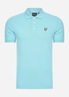 Lyle & Scott Polo's  Plain polo shirt - alpine sky 