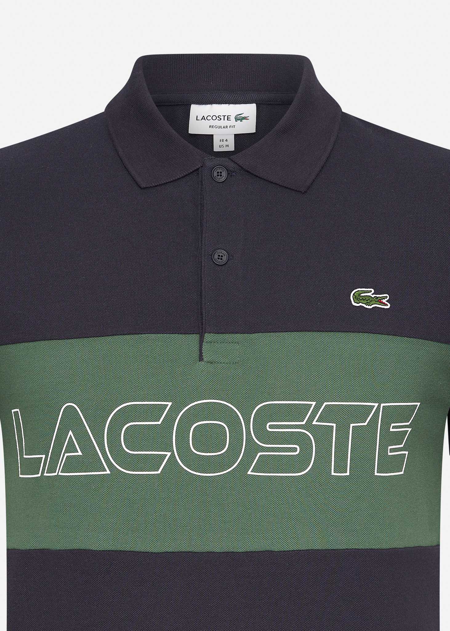 Lacoste Polo's  Colorblock polo - abysm sequoia 