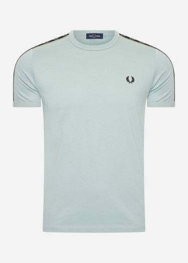 Fred Perry T-shirts  Contrast tape ringer t-shirt - slvblu warmgrey 