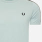 Fred Perry T-shirts  Contrast tape ringer t-shirt - slvblu warmgrey 