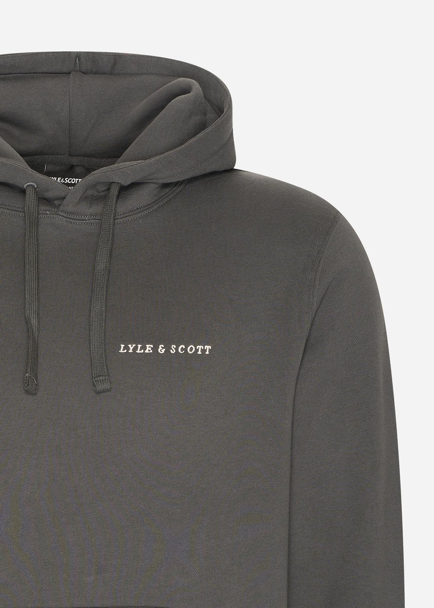 Lyle & Scott Hoodies  Embroidered hoodie - gunmetal cove 