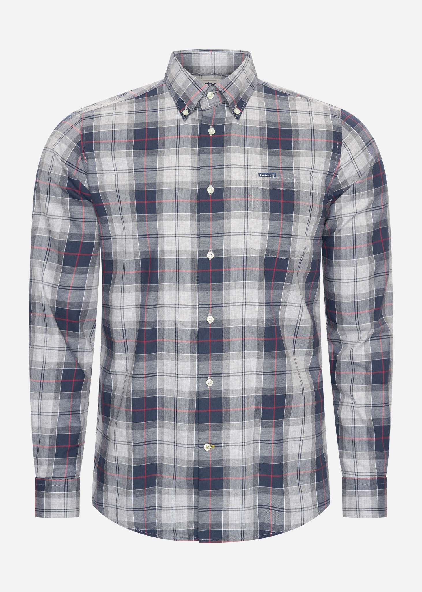 Barbour Overhemden  Wetheram tailored tartan shirt - blue granite 