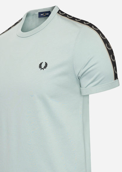 Fred Perry T-shirts  Contrast tape ringer t-shirt - slvblu warmgrey 