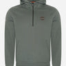 Napapijri Hoodies  Badge halfzip hoodie  - green urban 