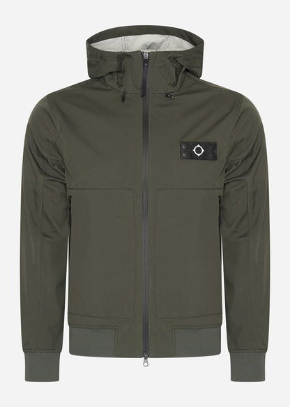 MA.Strum Jassen  Infantry softshell hooded jacket - oil slick 