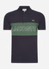 Lacoste Polo's  Colorblock polo - abysm sequoia 