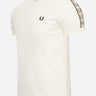 Fred Perry T-shirts  Contrast tape ringer t-shirt - ecru black 