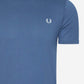 Fred Perry T-shirts  Ringer t-shirt - mdnghtbl lghice 