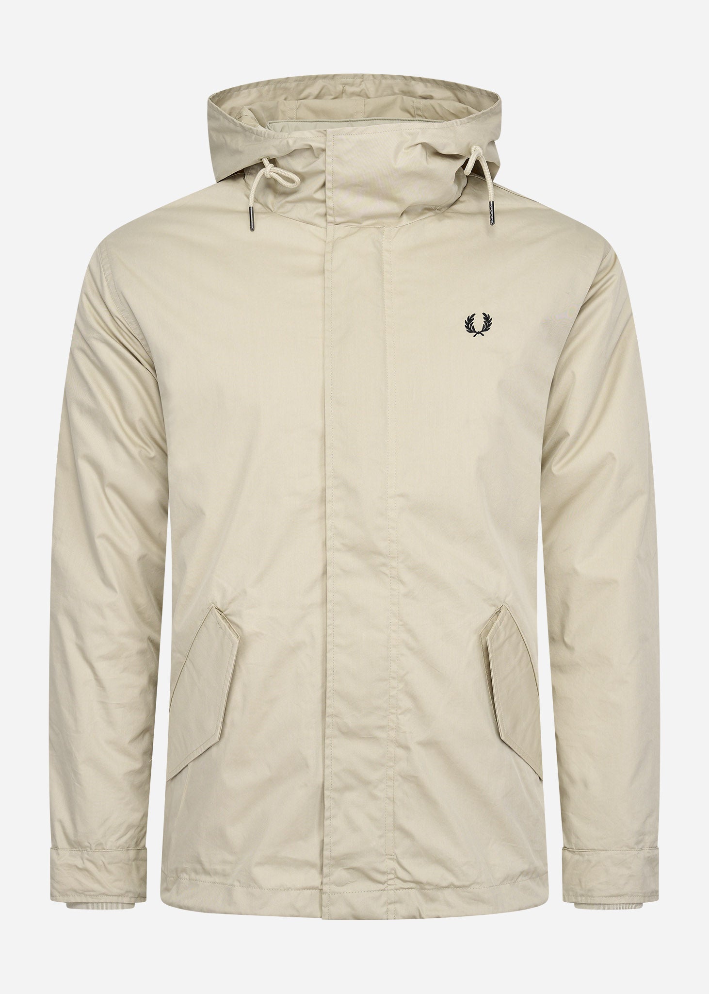 Fred Perry Jassen  Short padded parka - light oyster 