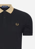 Fred Perry Polo's  Collar detail polo shirt - black 