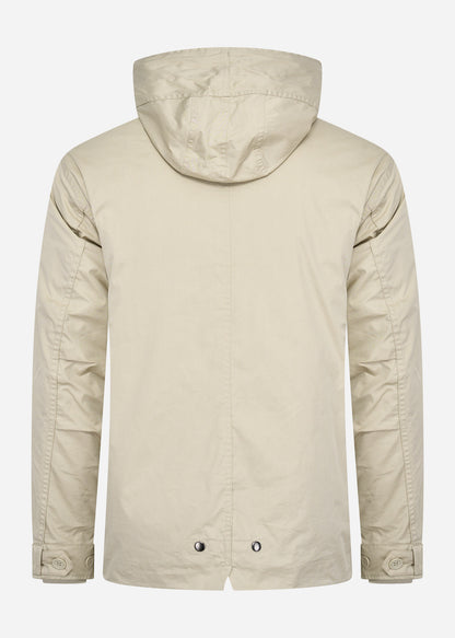 Fred Perry Jassen  Short padded parka - light oyster 