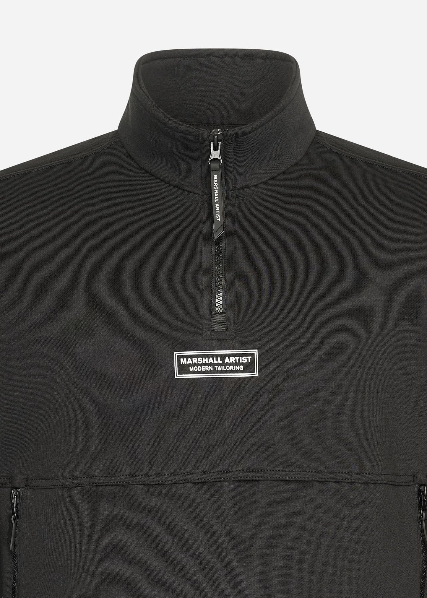 Marshall Artist Truien  Siren 1/4 zip - black 