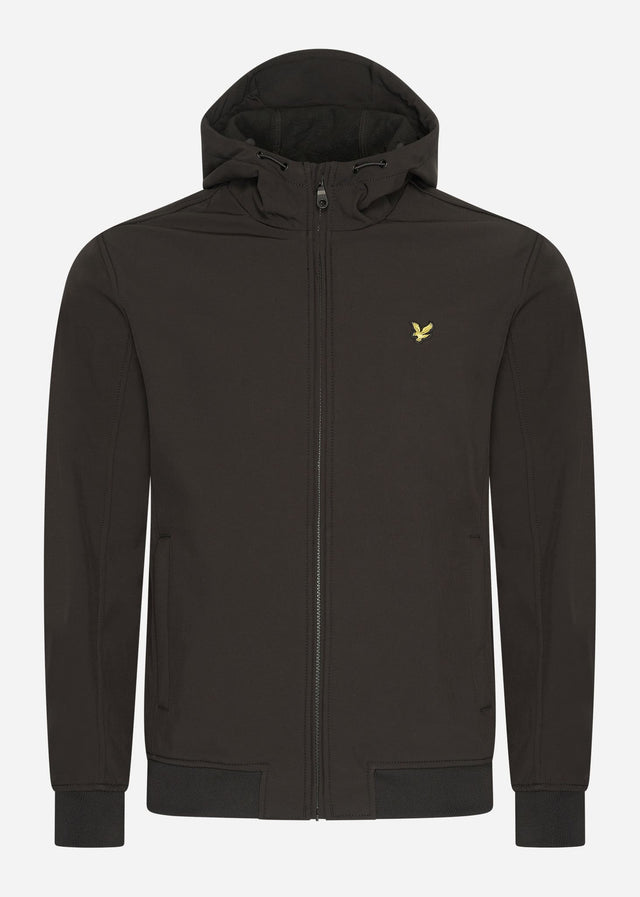 Lyle & Scott Jacken  Fleece back softshell jacket - jet black 