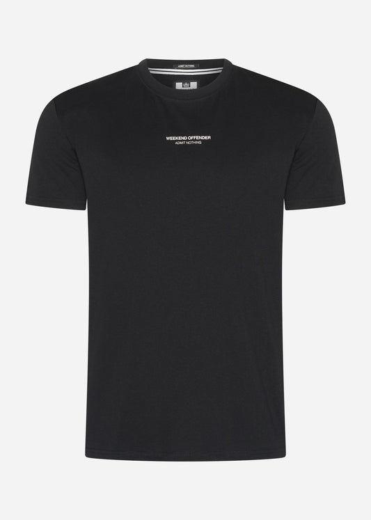 Weekend Offender T-shirts  Millergrove - black alabaster 