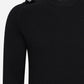 MA.Strum Truien  Milano knit crew neck - jet black 