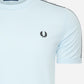 Fred Perry T-shirts  Taped ringer t-shirt - light ice 