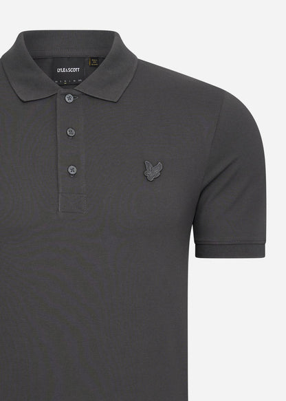 Lyle & Scott Polo's  Tonal eagle polo shirt - gunmetal 