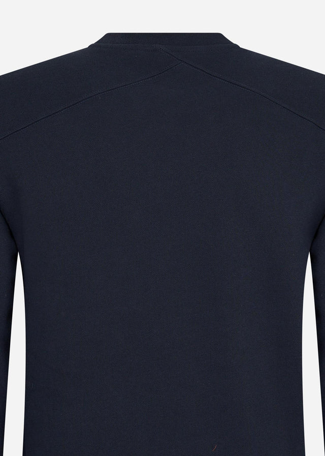 MA.Strum Pullover  Chest print crew sweat - ink navy 