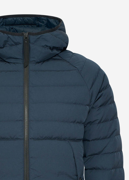 MA.Strum Jassen  Hooded down jacket - ink navy 