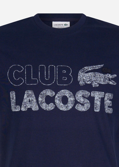 Lacoste T-shirts  Club lacoste t-shirt - navy blue 