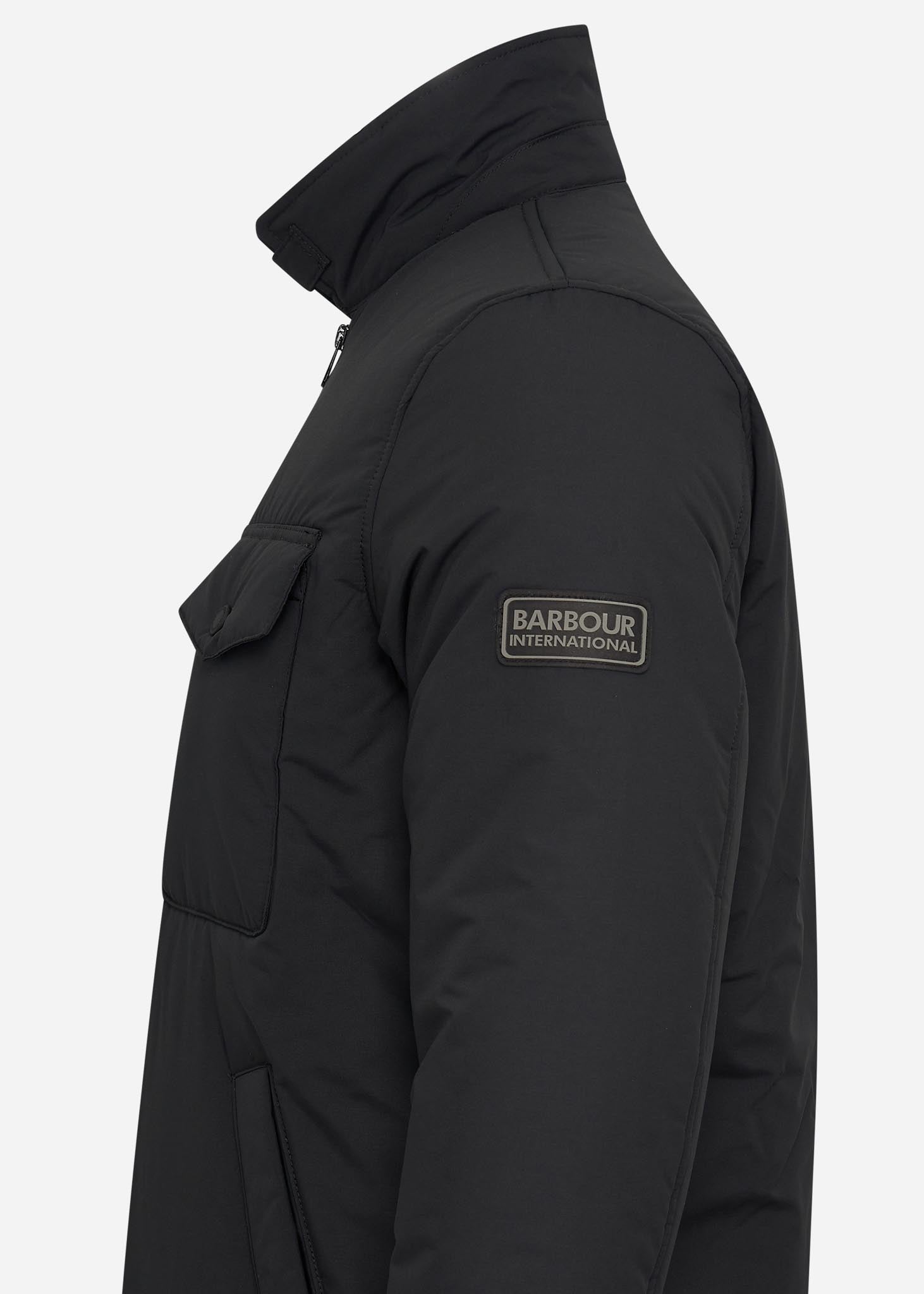 Barbour International Jassen  District quilt - black 