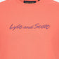 Lyle & Scott T-shirts  Script embroidery t-shirt - sorrel orange marsh thistle 