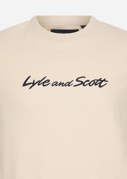 Lyle & Scott T-shirts  Script embroidery t-shirt - viaduct dark navy 