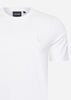 Lyle & Scott T-shirts  Tonal eagle t-shirt - white 