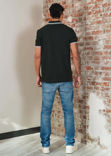 Fred Perry Polo's Twin tipped fred perry polo shirt- nightgreen snow white