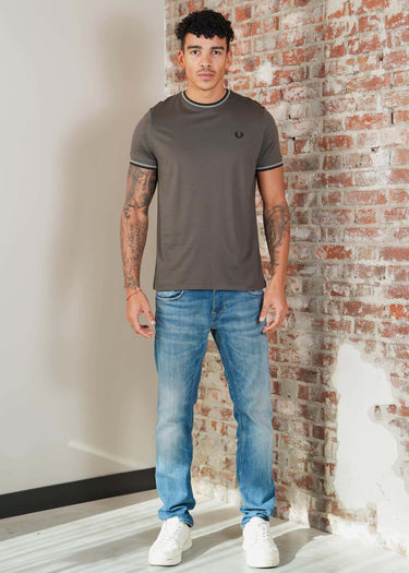 Fred Perry T-shirts Twin tipped t-shirt - field green seagrass black