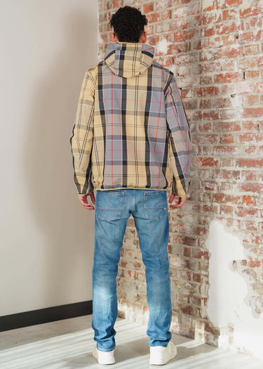 Barbour Jassen Barbour reversible kemble showerproof jacket - washed stone