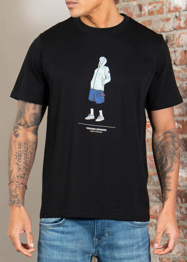 Weekend Offender T-shirts Drarga - black