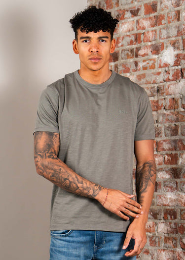 Hugo Boss T-shirts Tegood - open grey 076