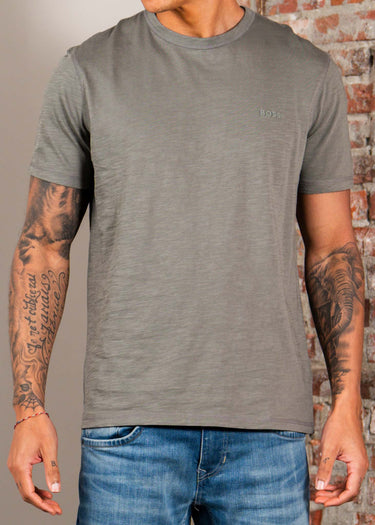 Hugo Boss T-shirts Tegood - open grey 076