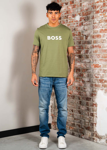 Hugo Boss T-shirts T-shirts rn - open green