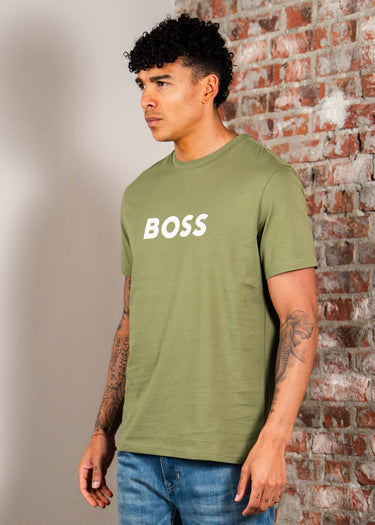 Hugo Boss T-shirts T-shirts rn - open green