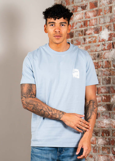 Hugo Boss T-shirts Te groove - light pastel blue