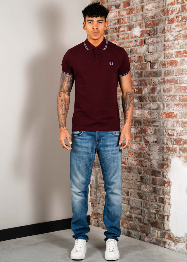Fred Perry Poloshirts Twin tipped fred perry shirt - oxblood stockport blue