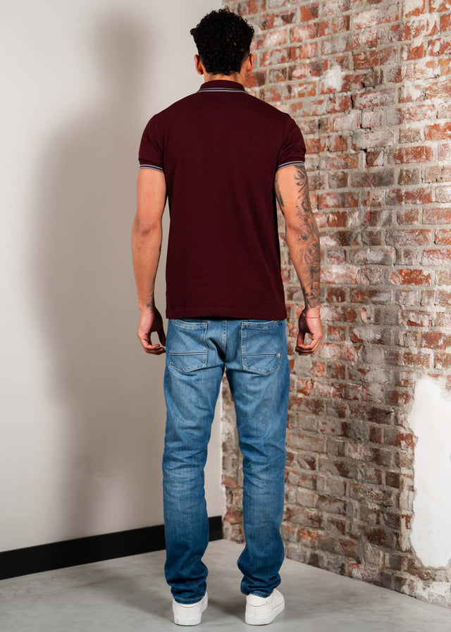 Fred Perry Poloshirts Twin tipped fred perry shirt - oxblood stockport blue