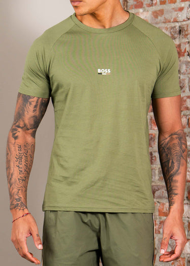 Hugo Boss T-shirts T-shirts rn slim fit - open green