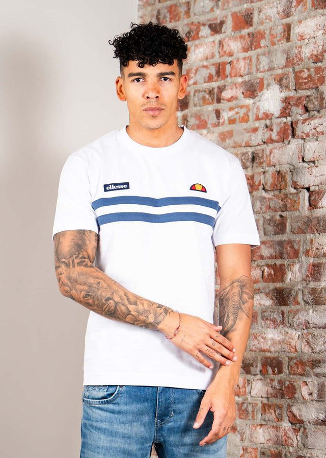 Ellesse T-Shirts Venire tee - white blue