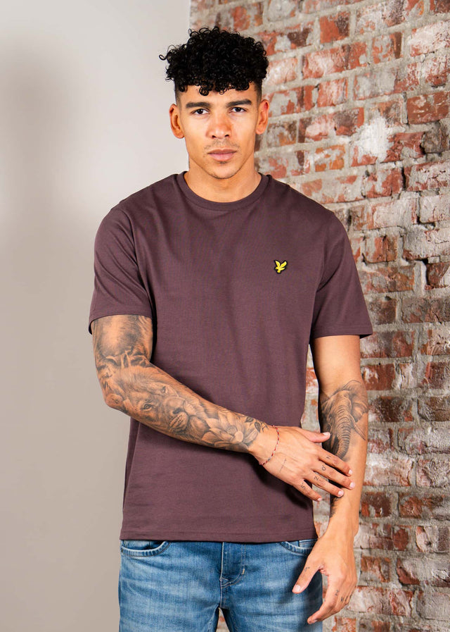 Lyle & Scott T-Shirts Plain t-shirt - espresso