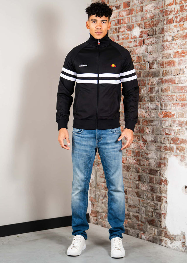 Ellesse Sweatjacken Rimini track jacket - black white