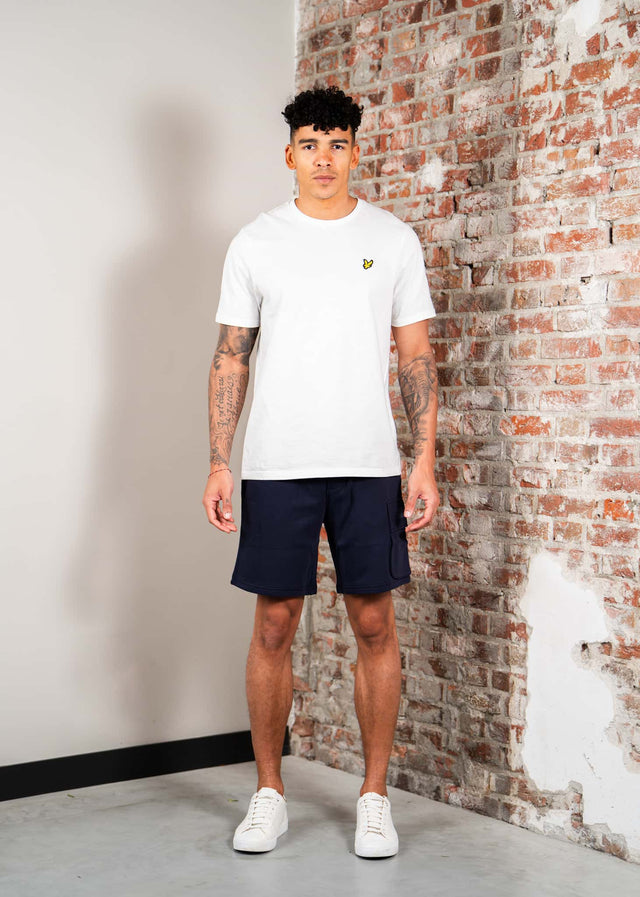 Napapijri Shorts N box logo cargo - blu marine