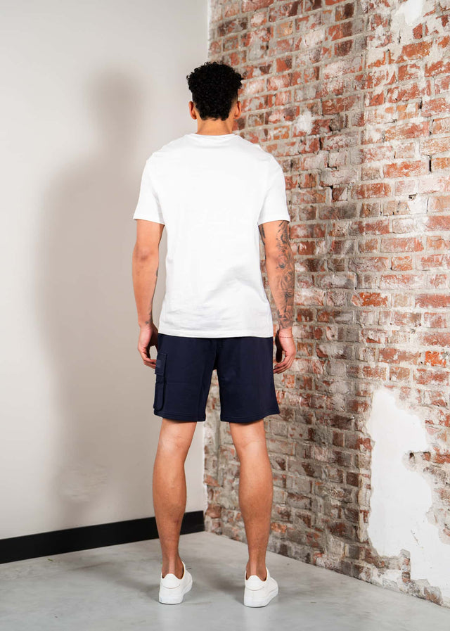 Napapijri Shorts N box logo cargo - blu marine