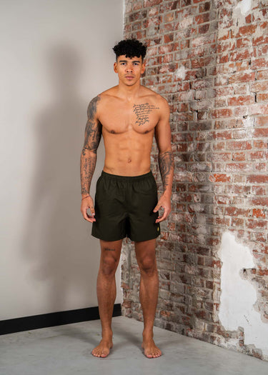 Fred Perry Zwembroeken Swimshorts - hunting green