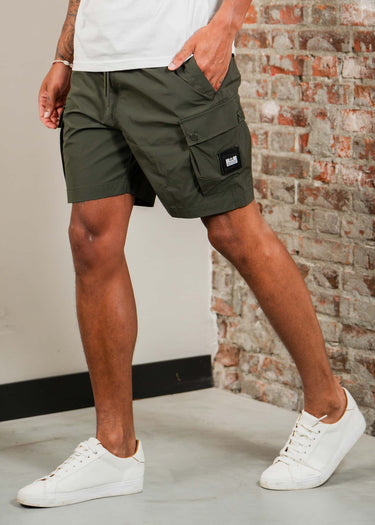 Weekend Offender Korte Broeken Baraki travel stretch cargo - black forest