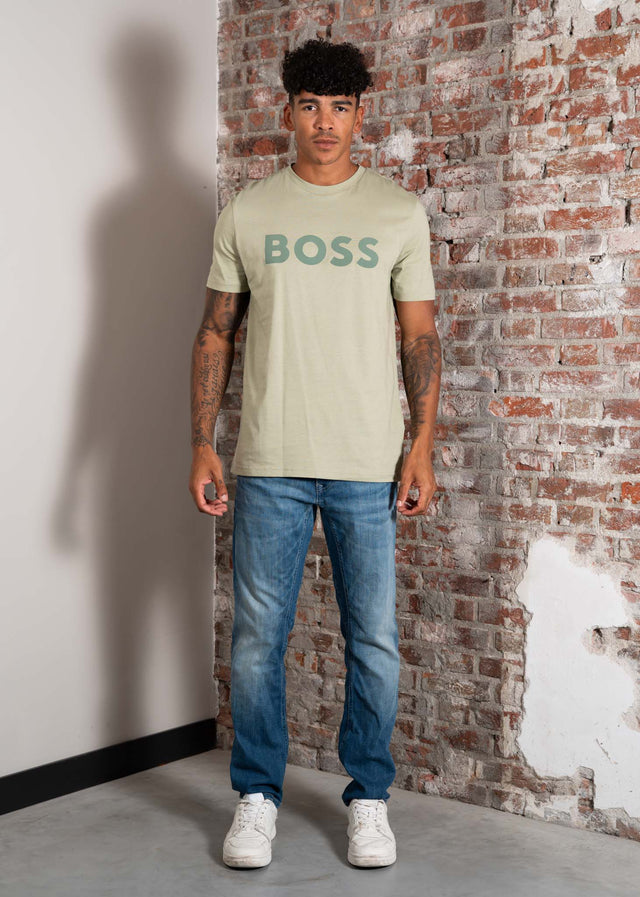 Hugo Boss T-Shirts Thinking 1 - open green