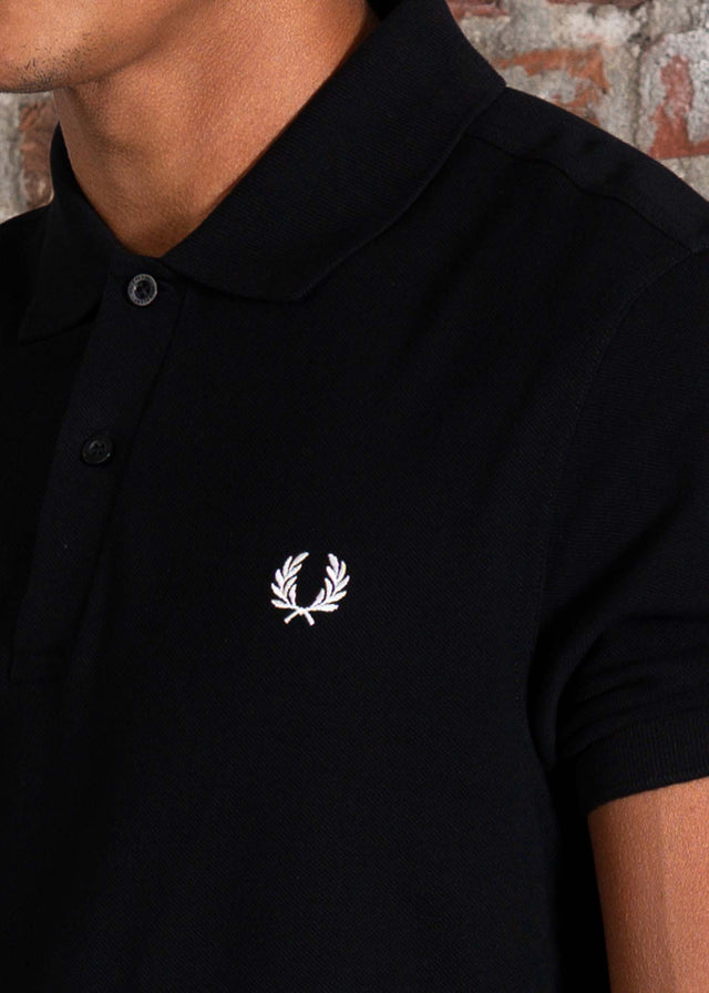 Fred Perry Poloshirts Plain fred perry shirt - black white